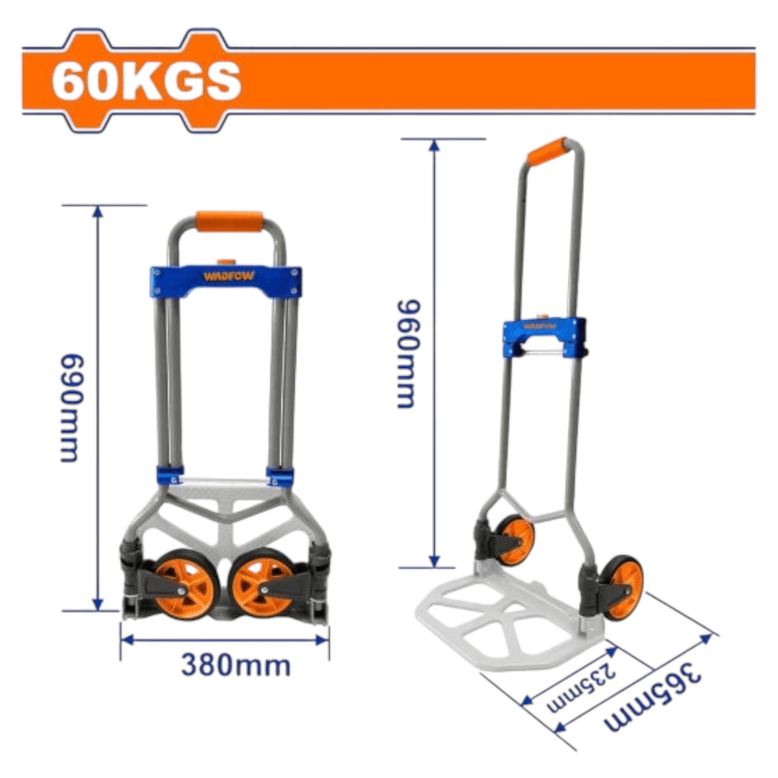 Wadfow Katlanır Taşıma Arabası -WWB9A06