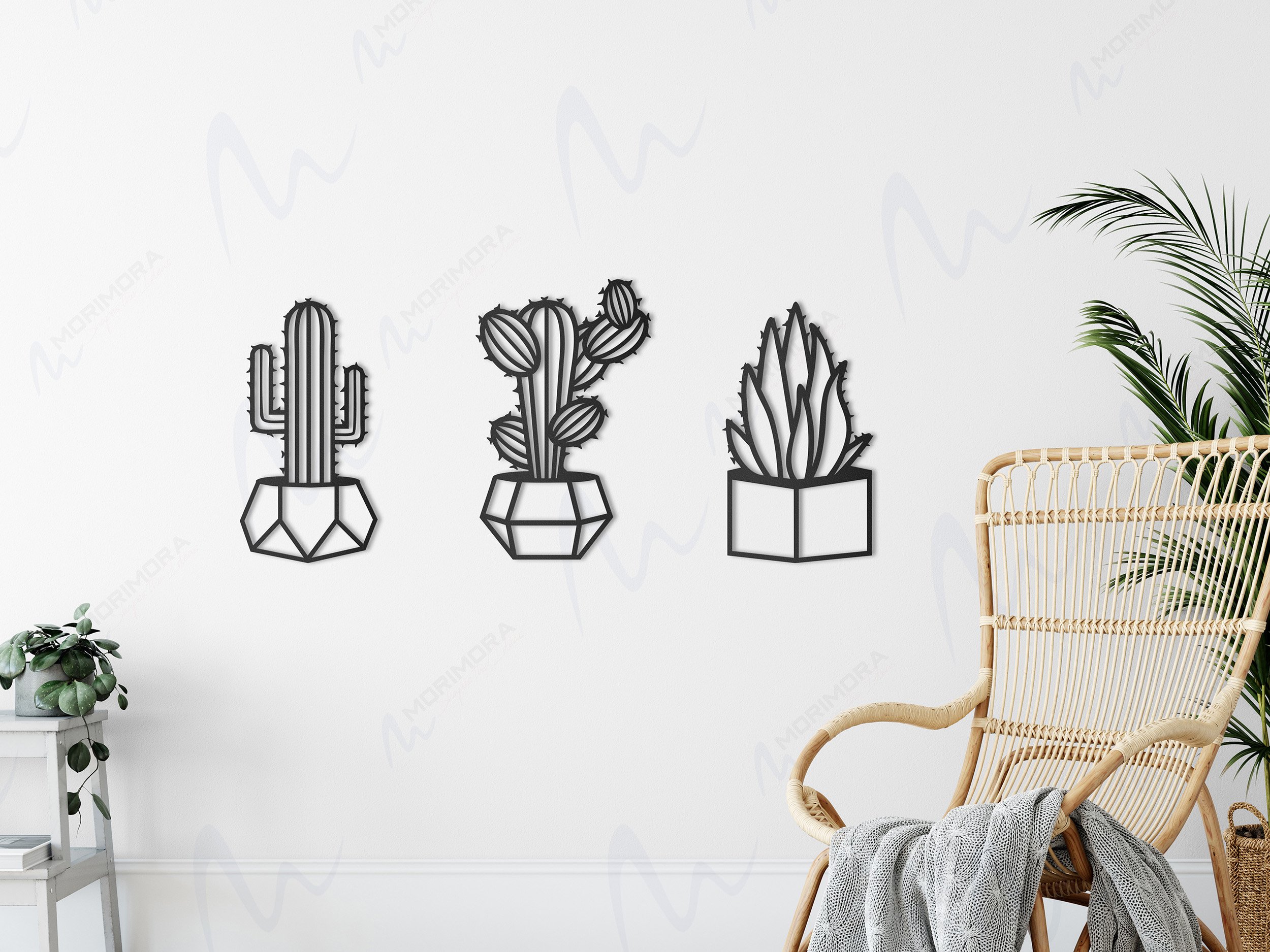 Cactus Metal Wall Decor