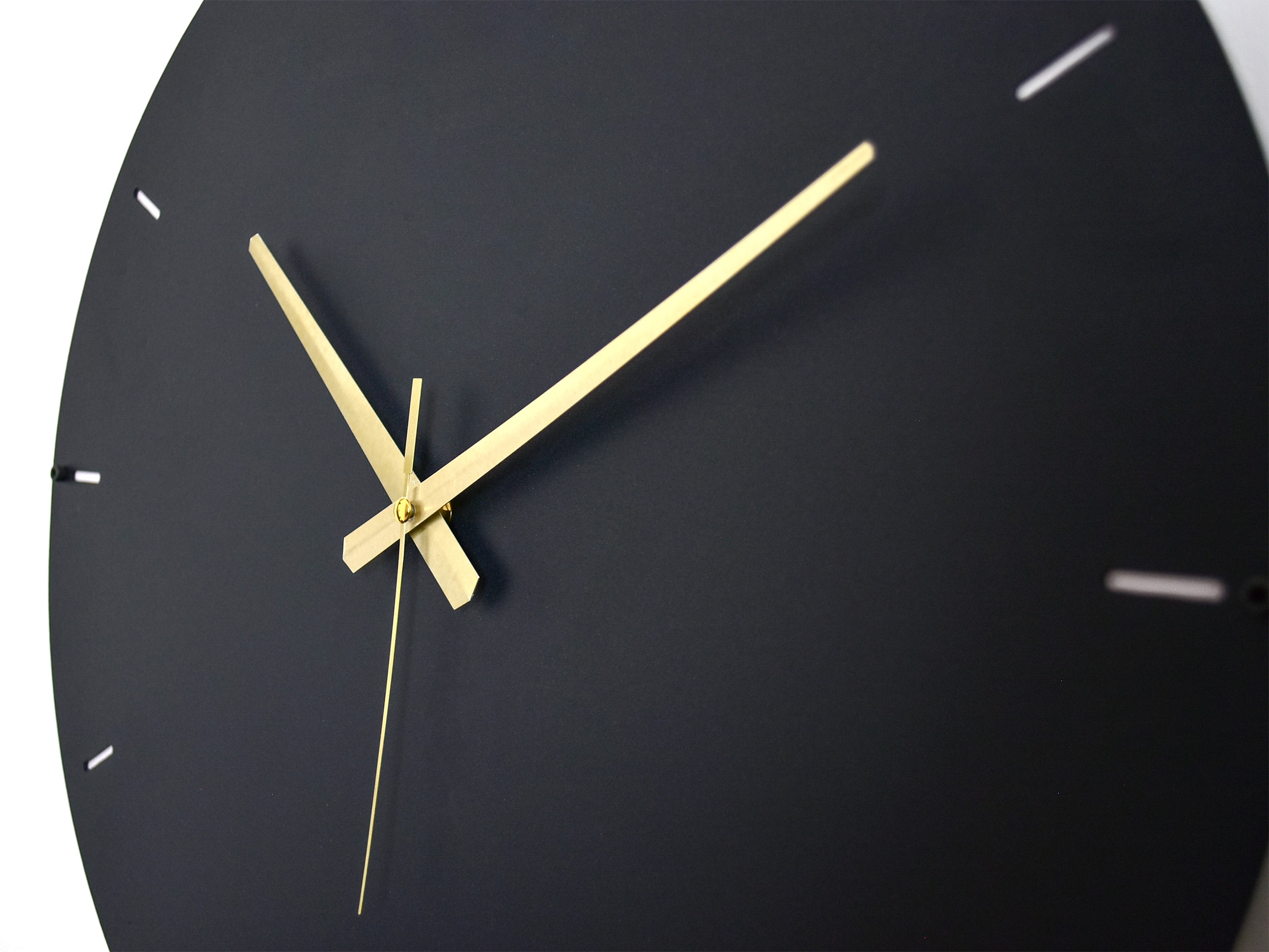 Sirius Metal Wall Clock Black