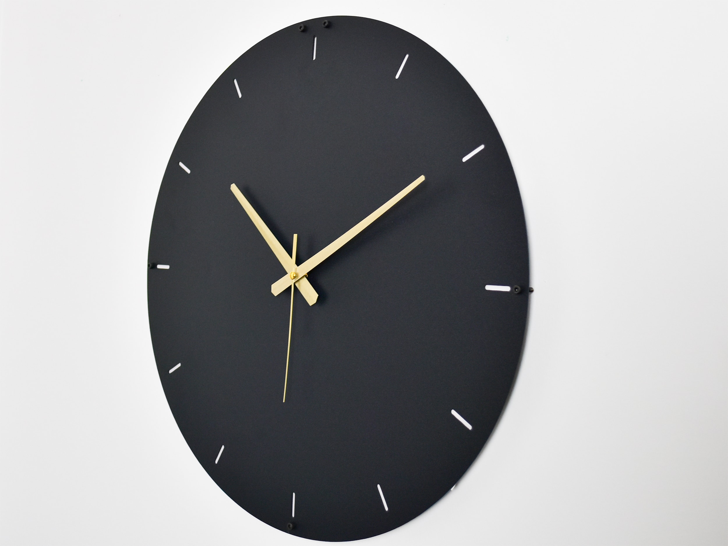 Sirius Metal Wall Clock Black