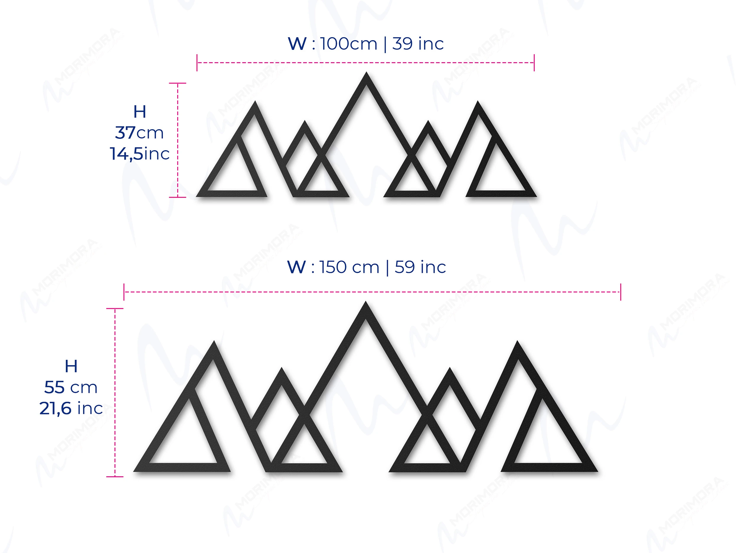 Mountain Metal Wall Decor