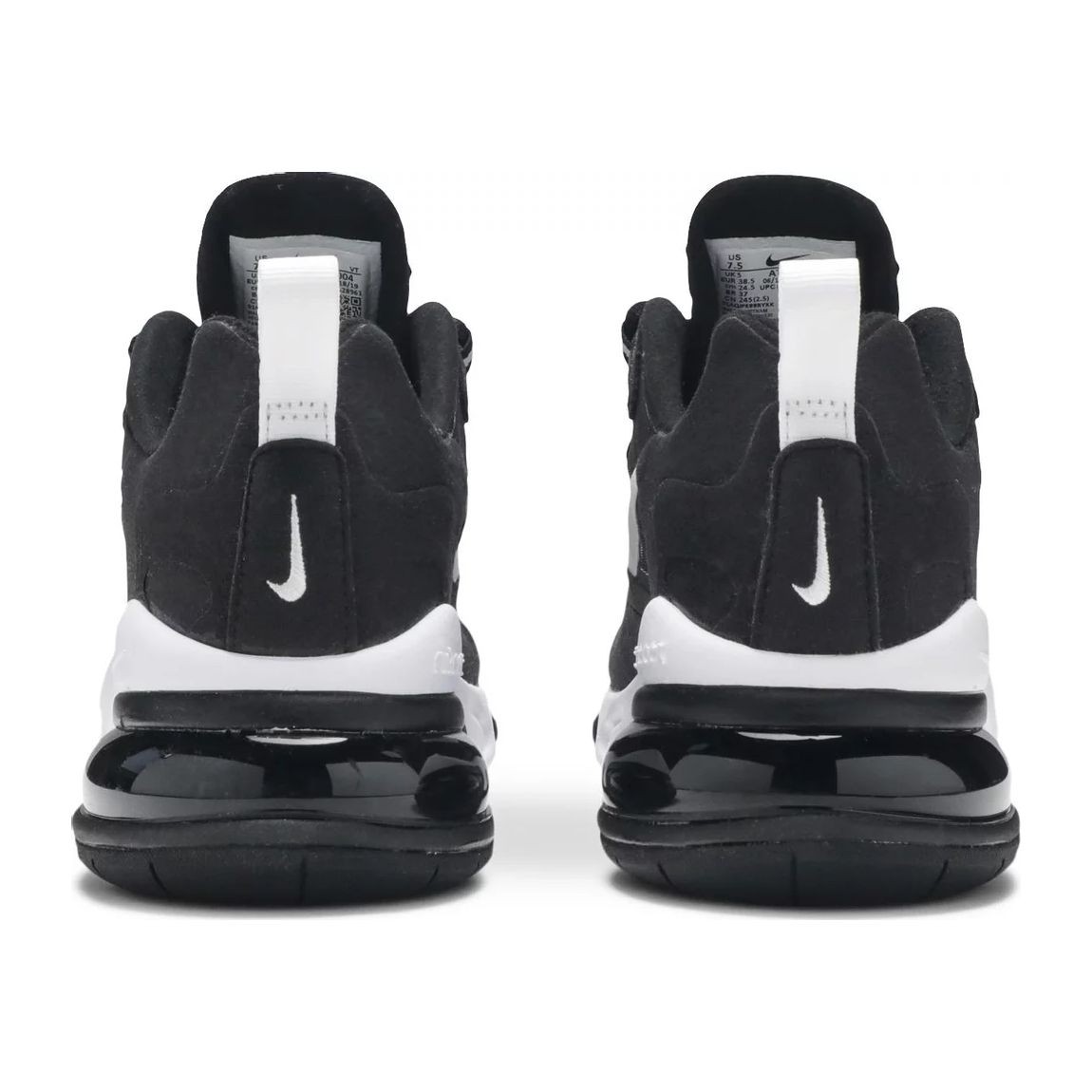 Air Max 270 React Black White Sneakers