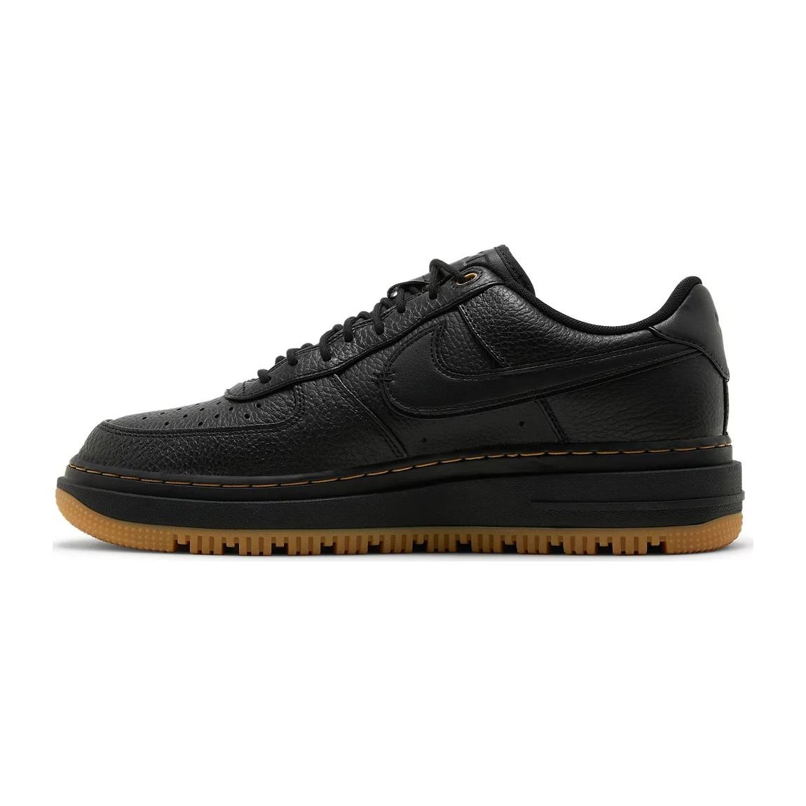 Air Force 1 Luxe Black Gum Sneakers