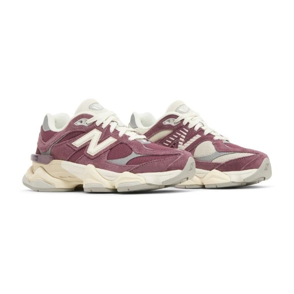 9060 Washed Burgundy Sneakers