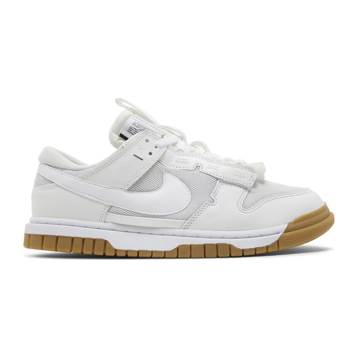 Air Dunk Low Jumbo White Gum Sneakers