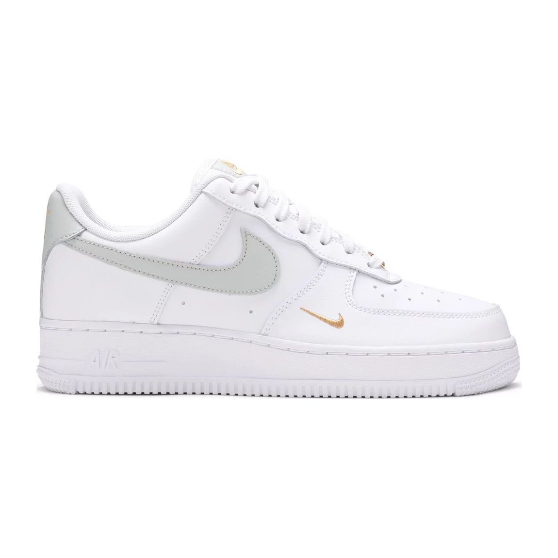 Air Force 1 Low White Grey Gold Sneakers