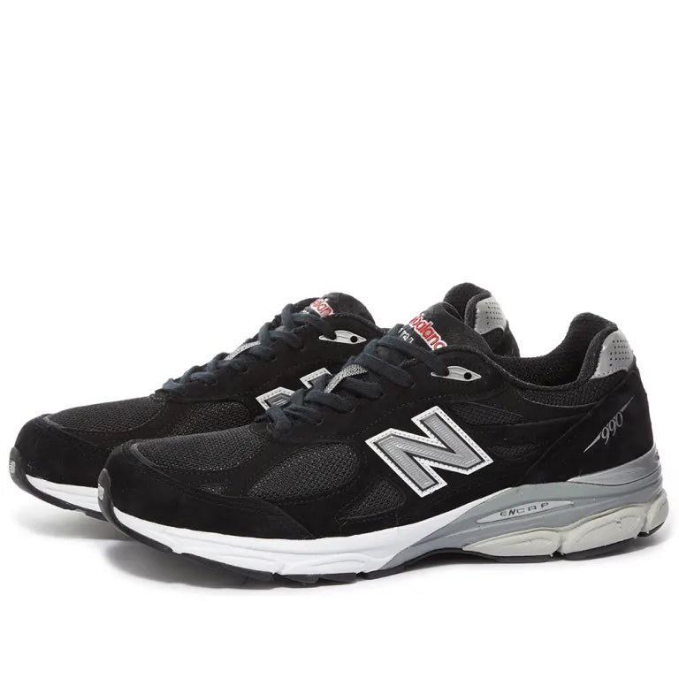 990v3 Made In USA Black Sneakers
