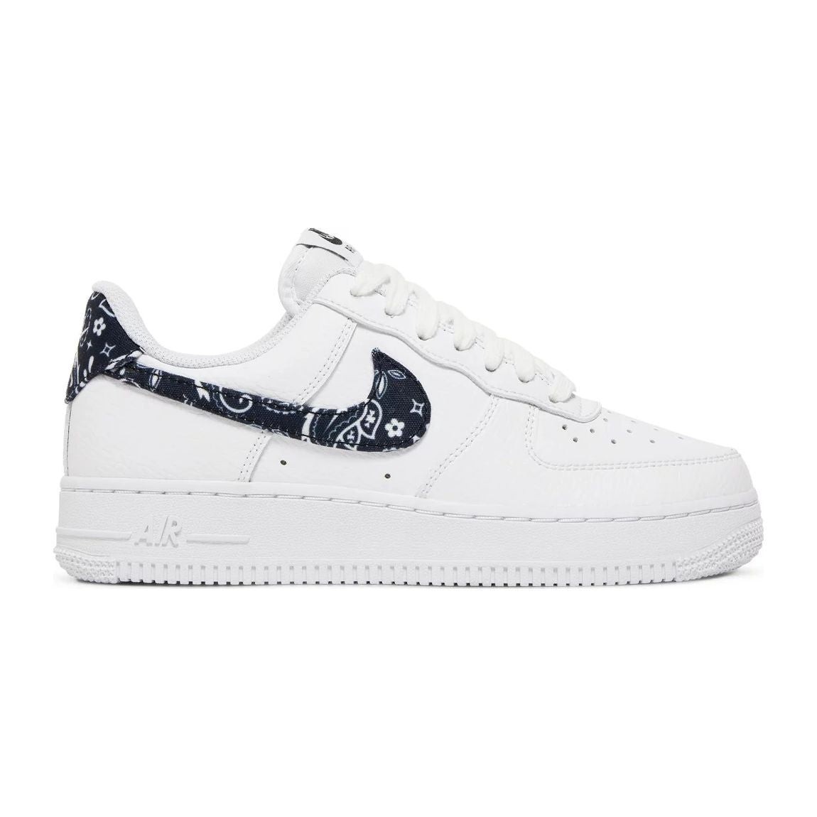 Air Force 1 Low Paisley White Black Sneakers