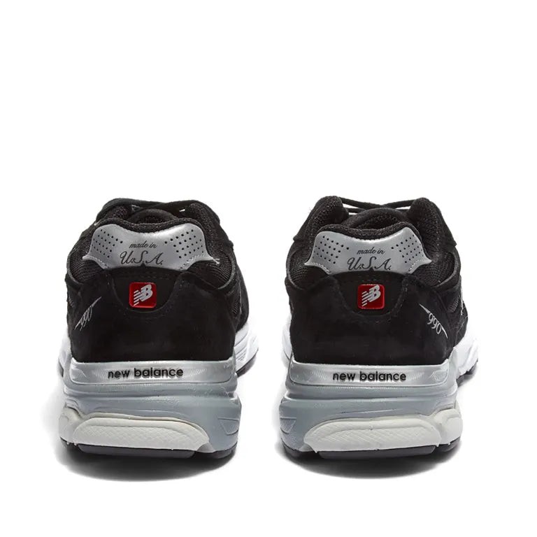 990v3 Made In USA Black Sneakers