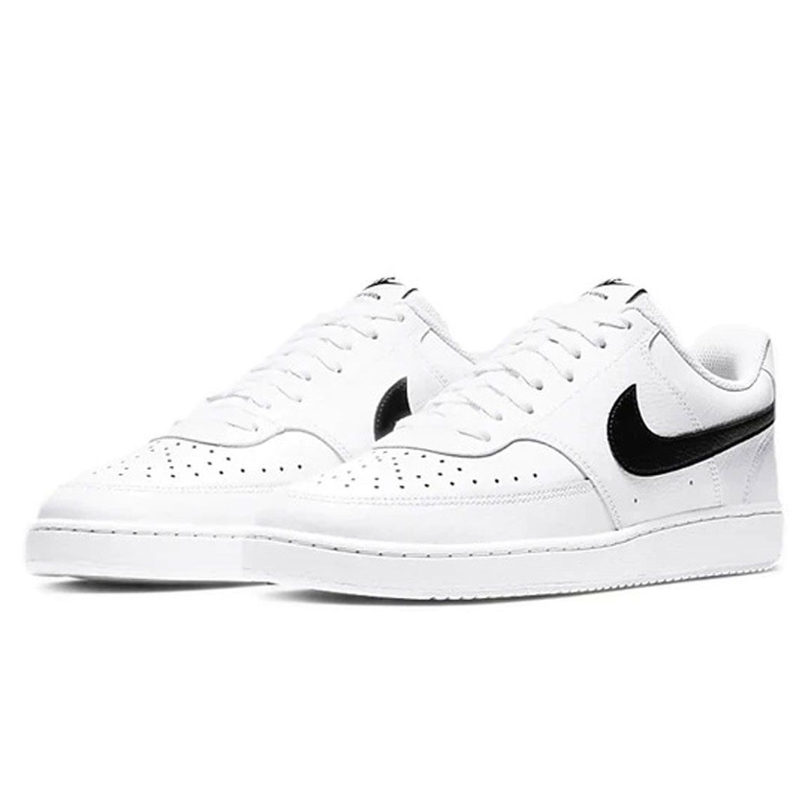 Court Vision Low White Black Sneakers