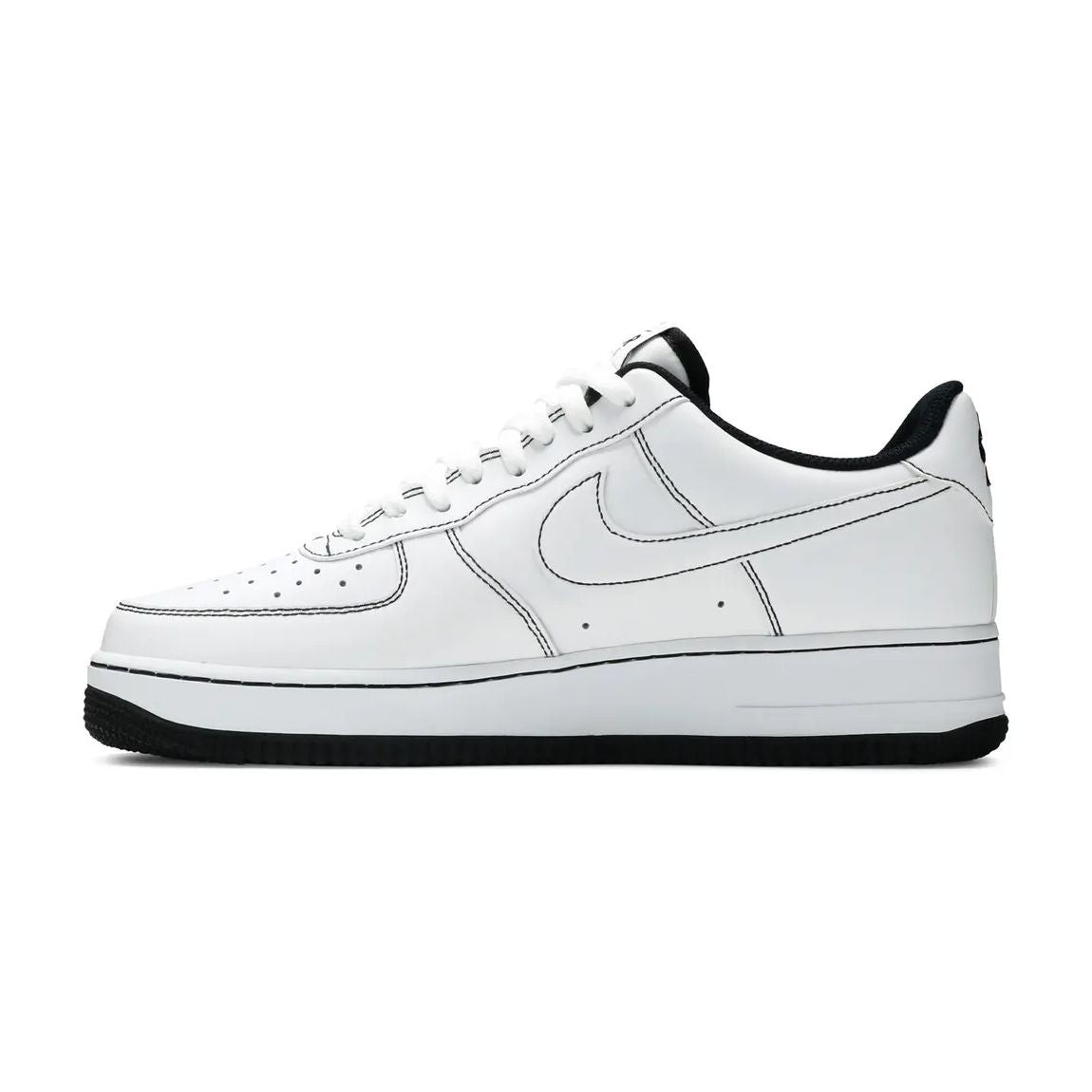 Air Force 1 ’07 Contrast Stitch Black Sneakers