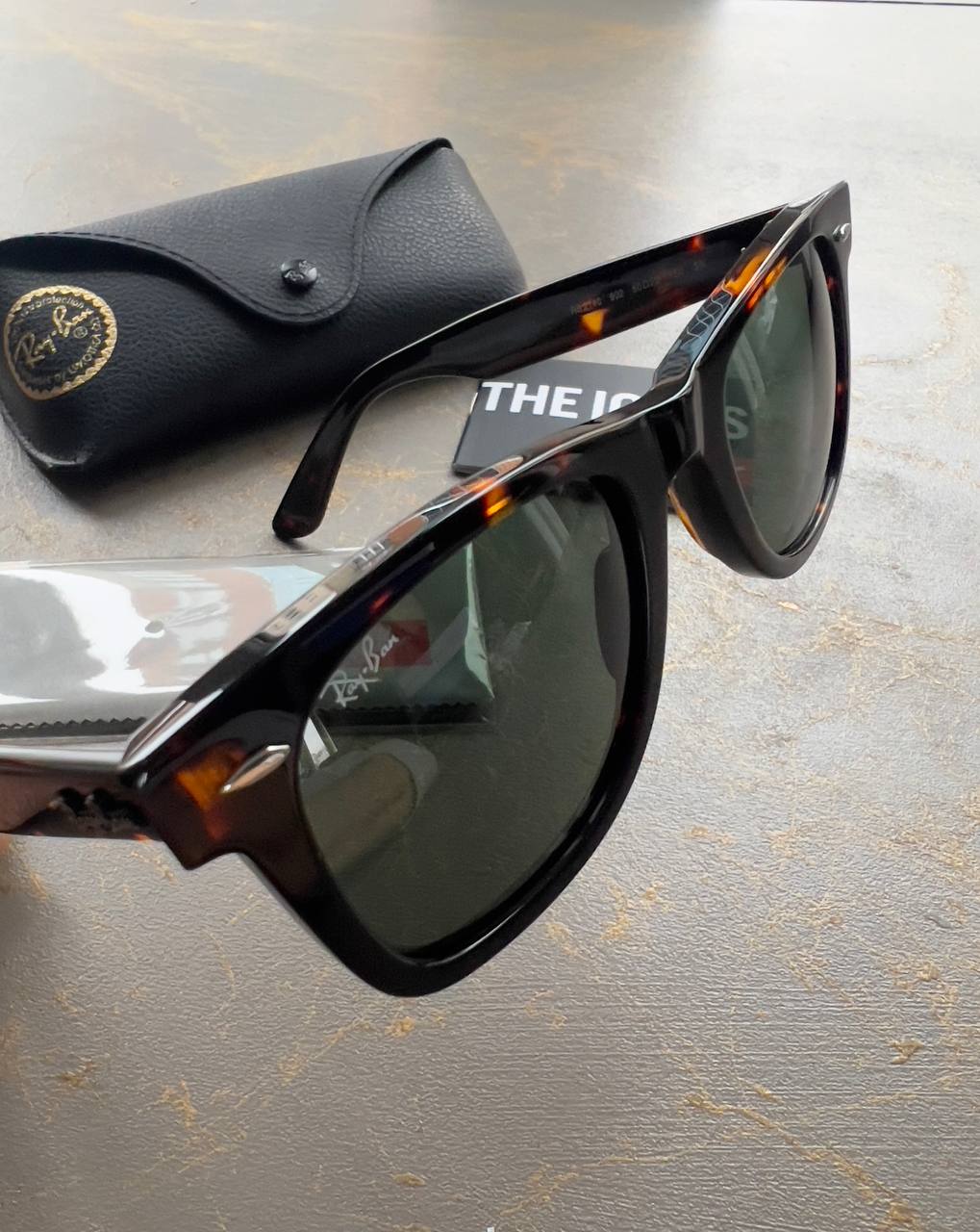 Wayfarer Unisex Tortoise Kare Güneş Gözlüğü