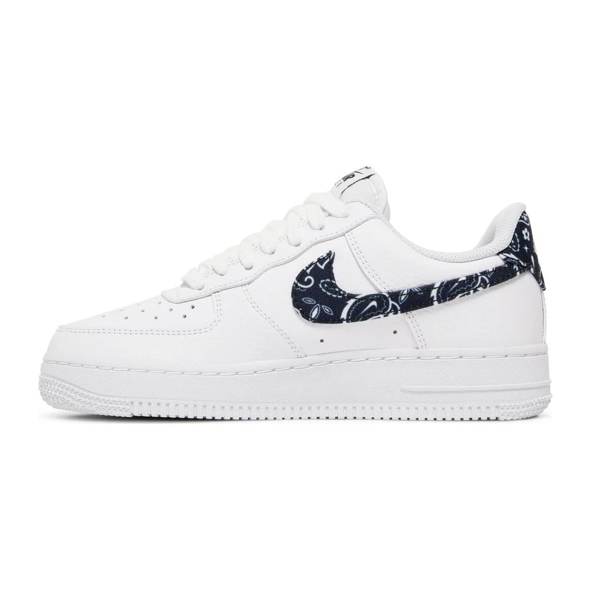 Air Force 1 Low Paisley White Black Sneakers