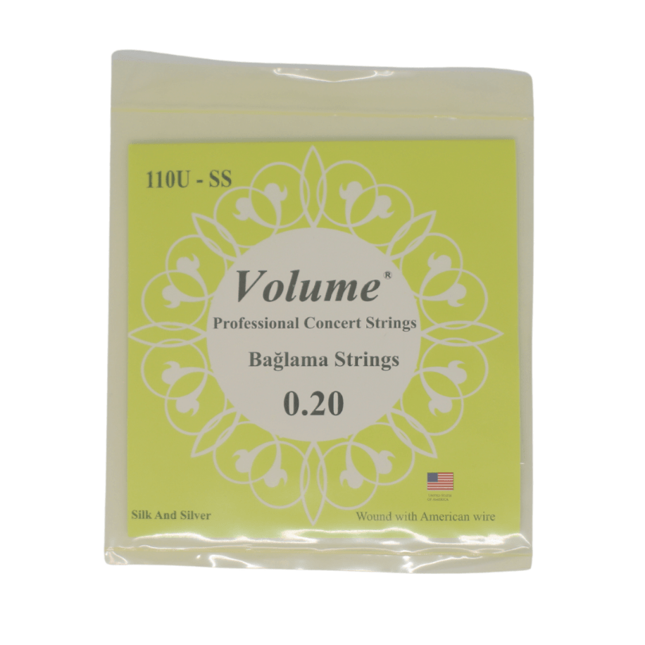 Volume 0.20 Uzun Sap Boncuksuz Bağlama Teli (İPEK BAMLI)