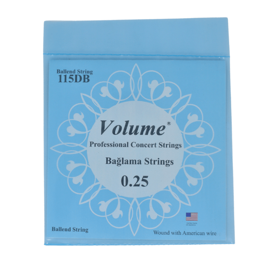 Volume 0.25 Divan Uzun Sap Boncuklu Bağlama Teli