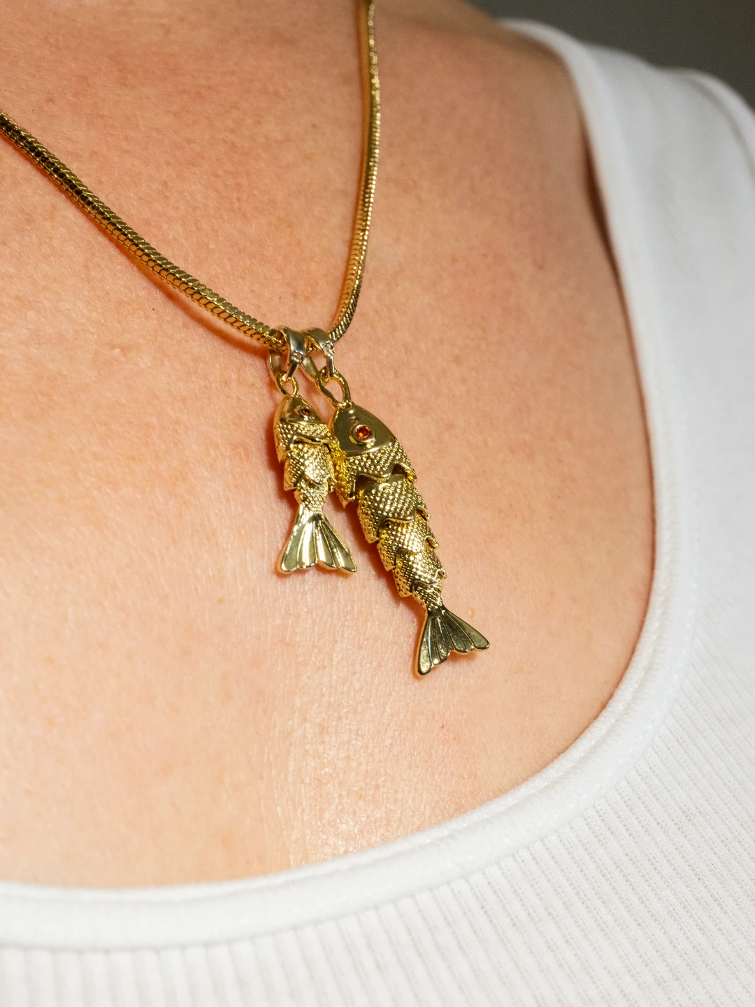 İKİ BALIKLI KOLYE