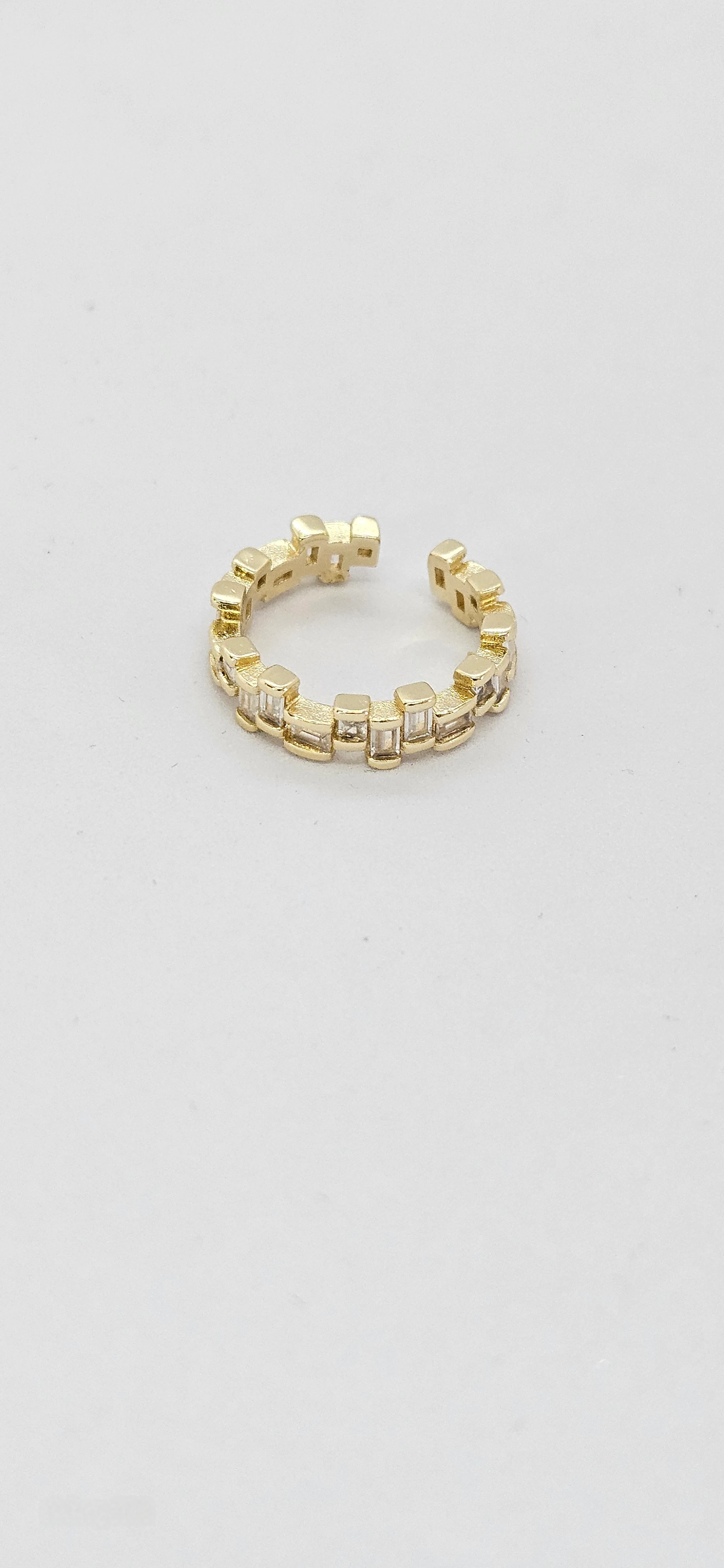 DİKDÖRTGEN TAŞLI ÇOK RENKLİ YÜZÜK