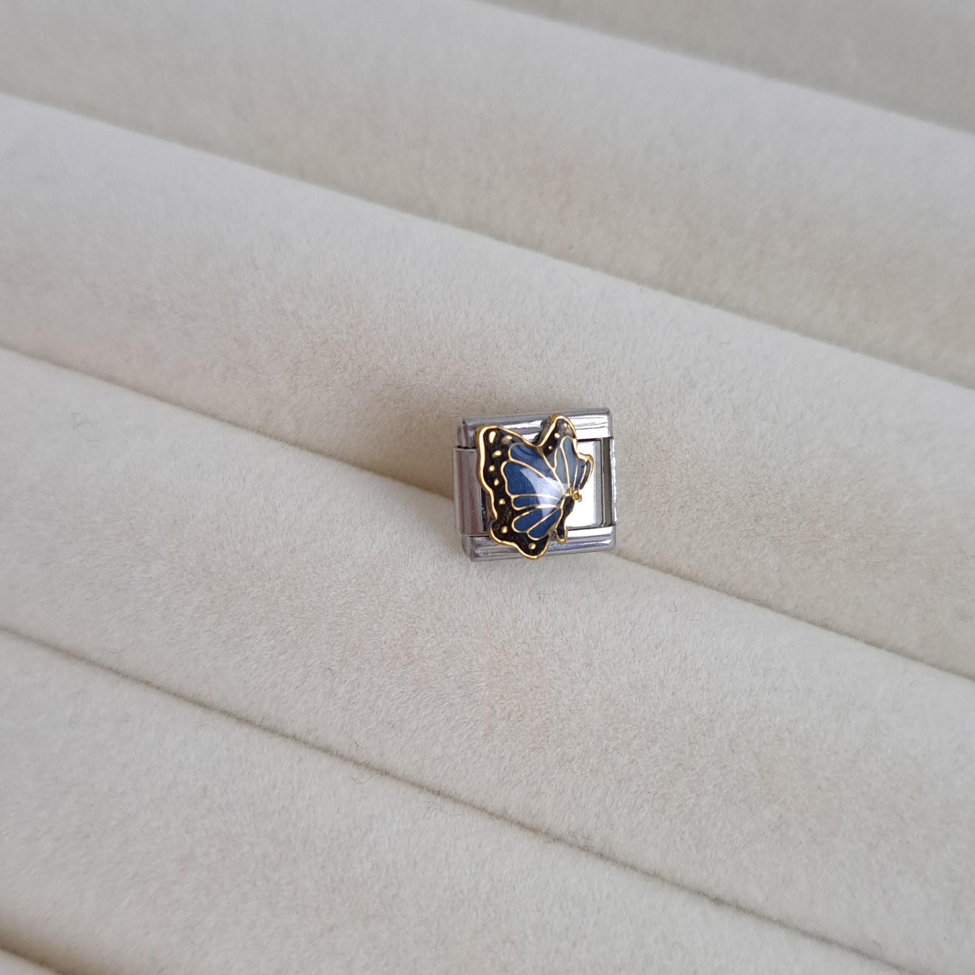 Blue Butterfly Charm