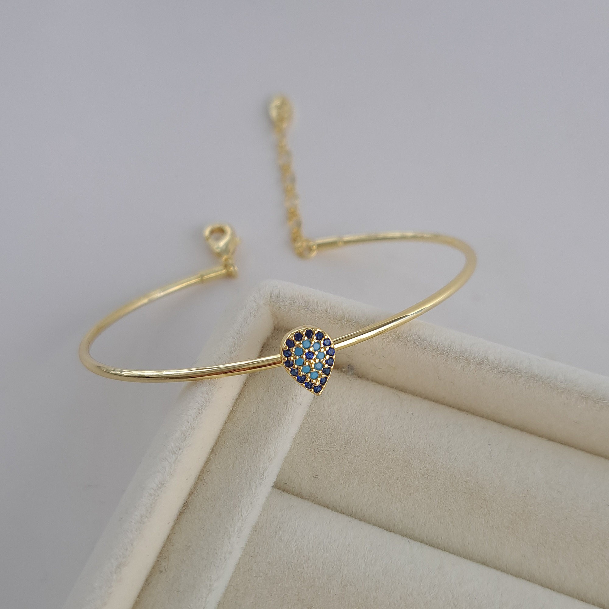 Teardrop Sparkle Bangle