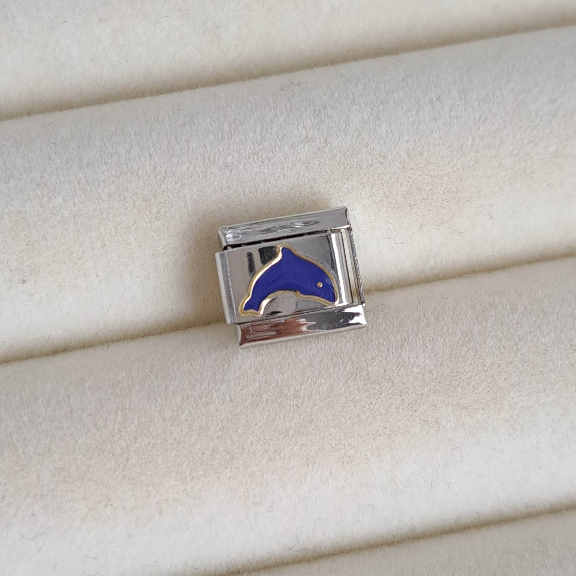 Blue Dolphin Charm