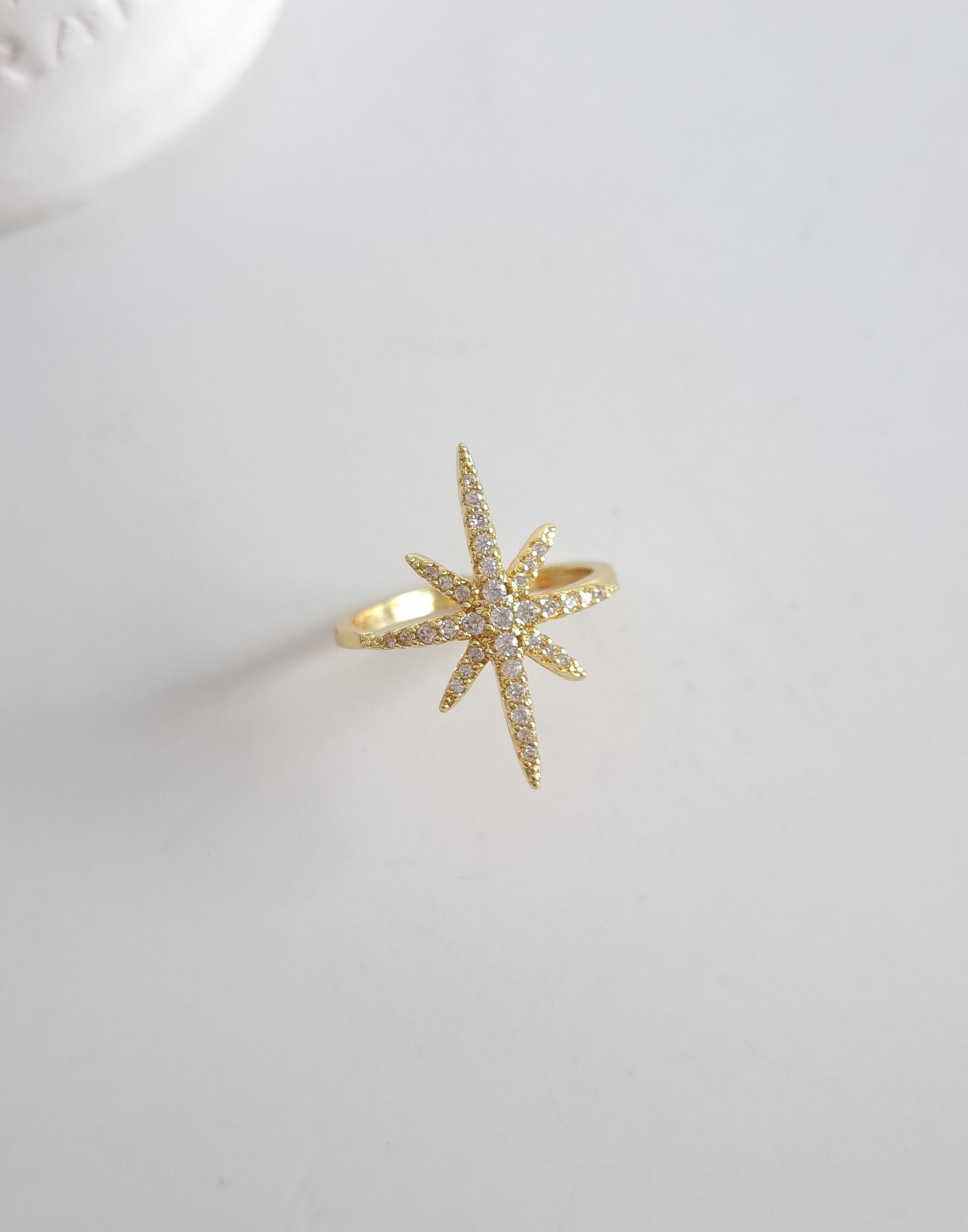 Gold Starburst Ring