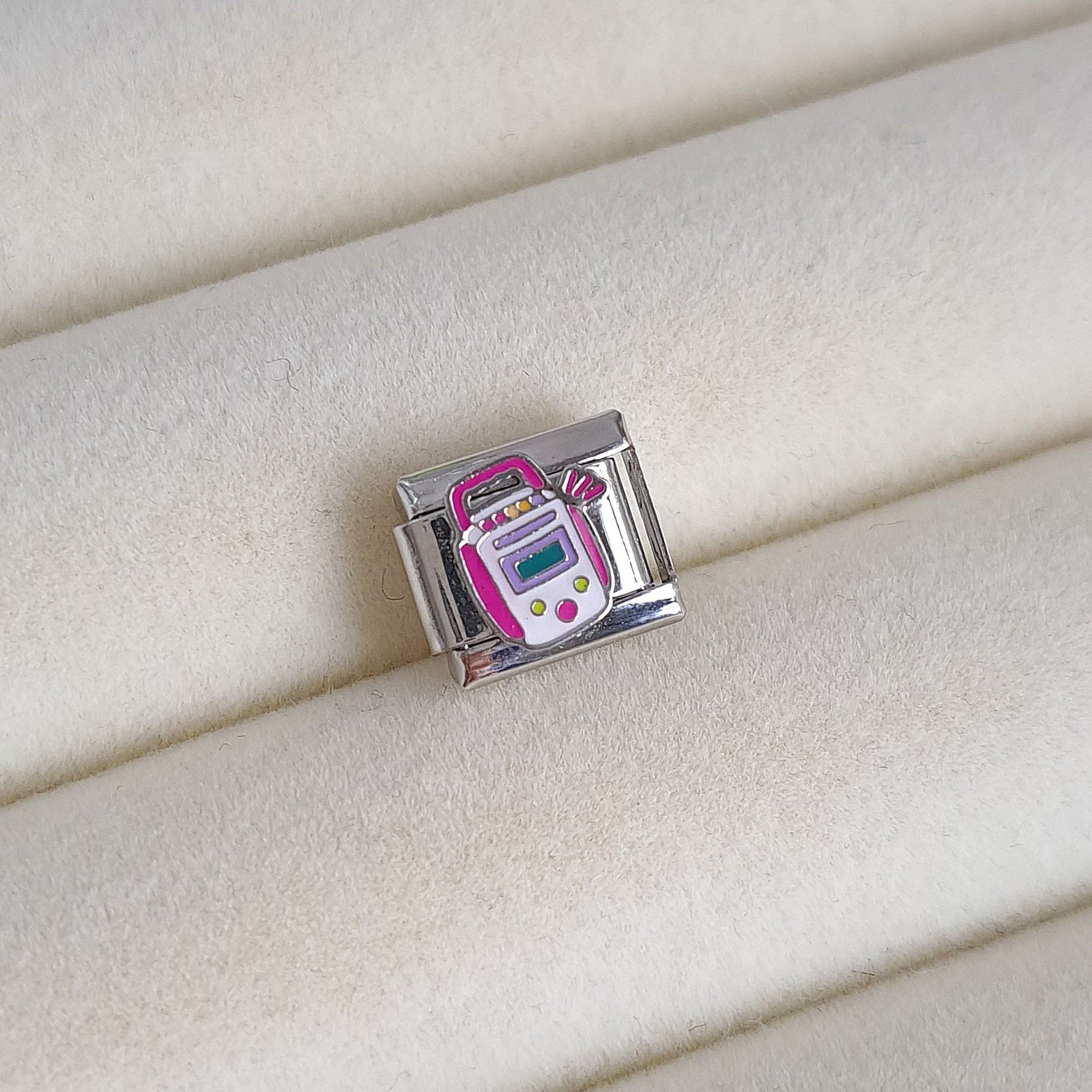 Charm Retro Pink Music Player