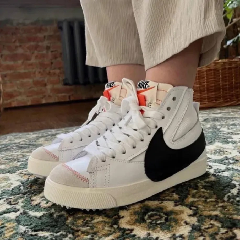 BLAZER JUMBO WHİTE BLACK (İTHAL)