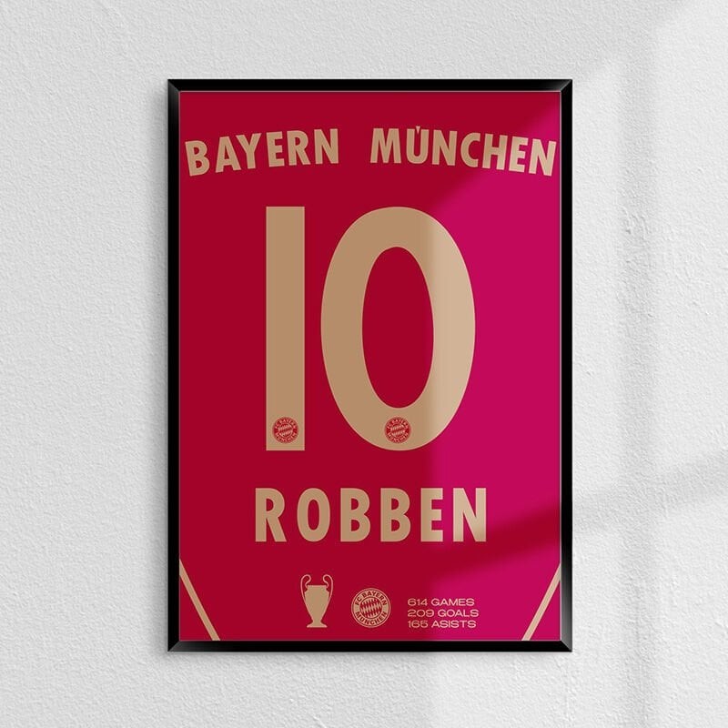 Arjen Robben Münih Poster