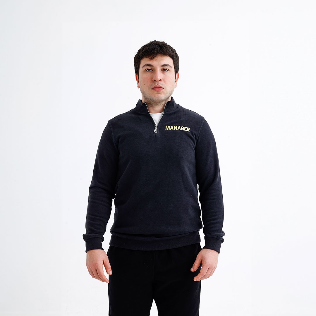 Manager Yarım Fermuarlı Premium Sweatshirt