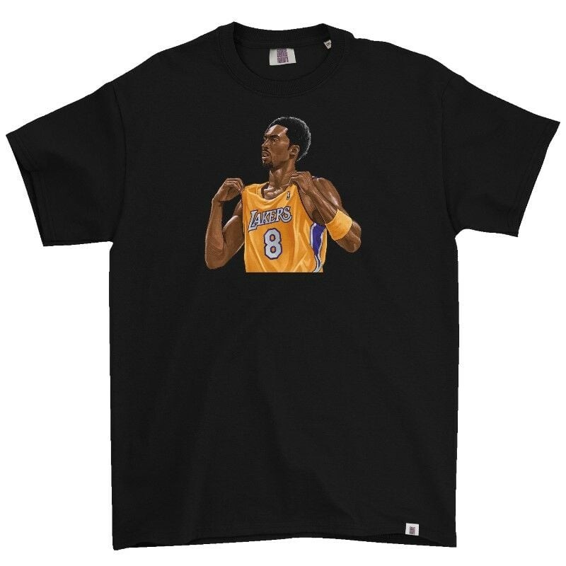 Kobe Bryant Lakers İllüstrasyon Tişört