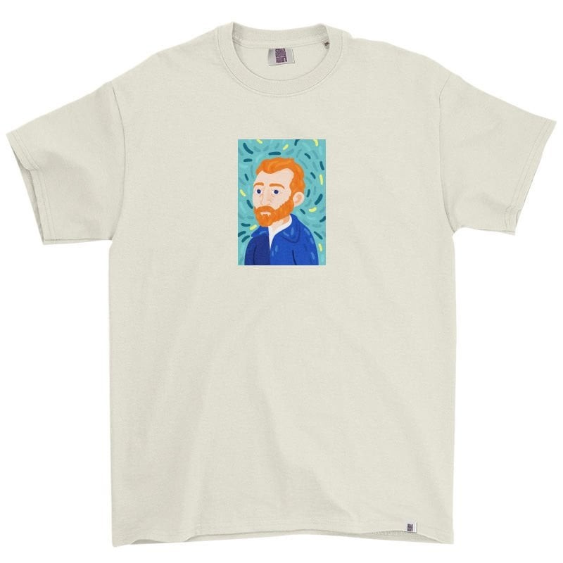 Van Gogh İllustrasyon Tişört