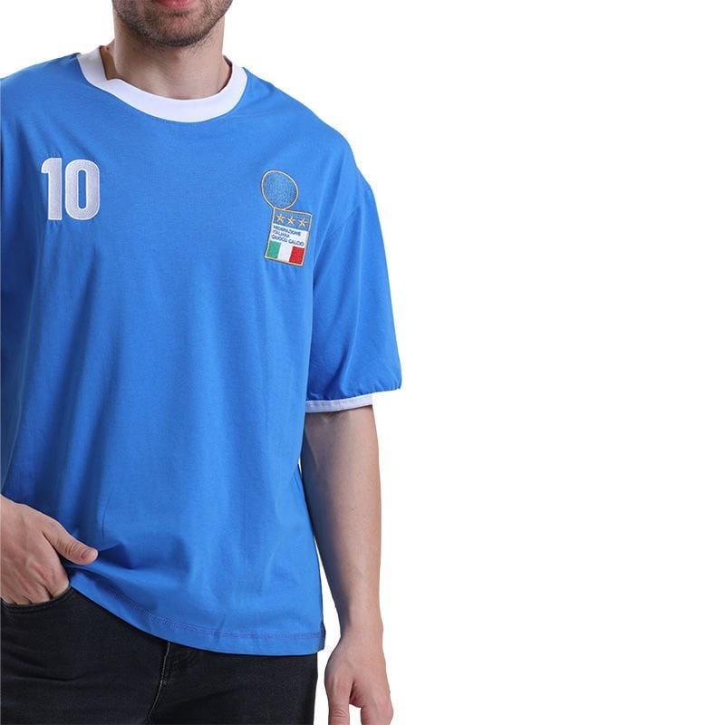 İtalya 10 Nostalji Oversize Takım Tişörtü