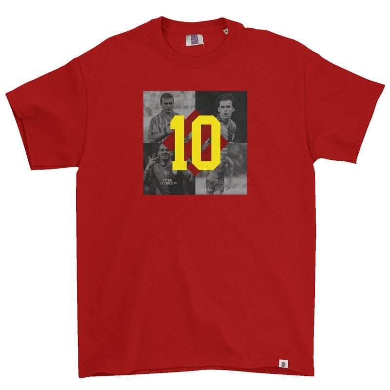 Efsane Sarı Kırmızı 10 Tişört