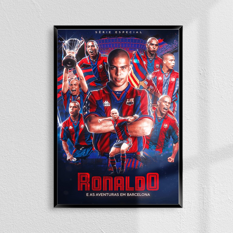 Ronaldo Barselona Fenotablo Poster