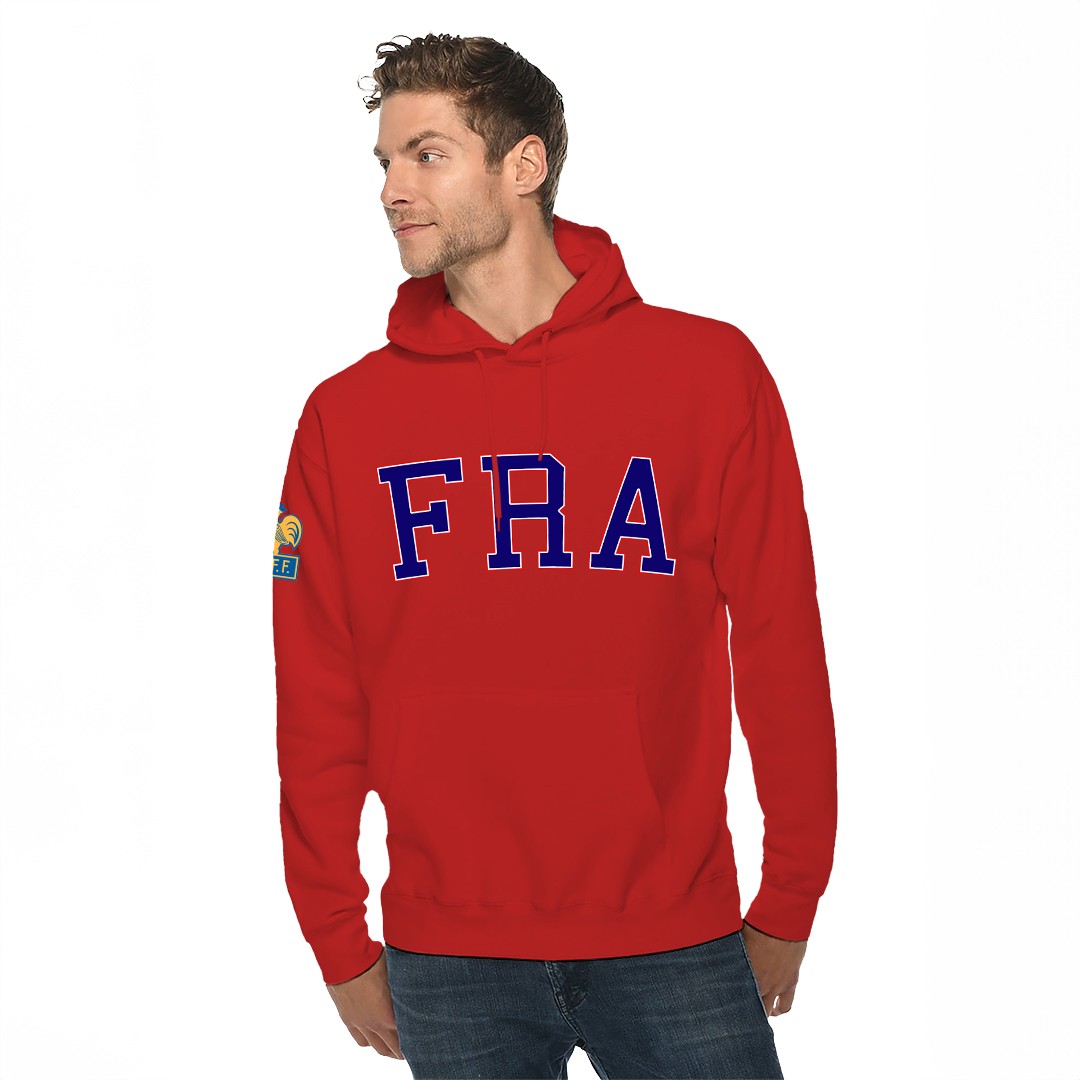 Fransa FRA Dünya Kupası 2022 Kolej Sweatshirt