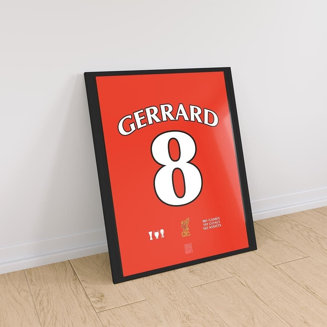 Steven Gerrard 8 Poster