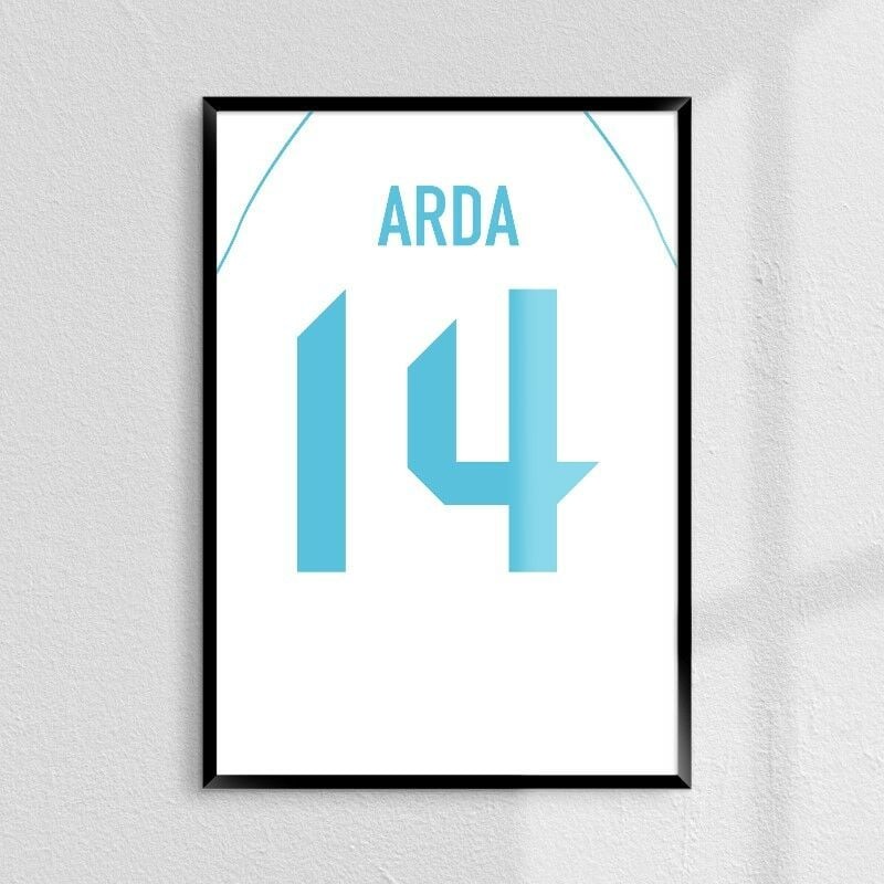 Arda Turan 2008 Milli Takım Forma Poster