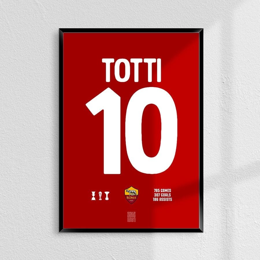 Francesco Totti Roma Poster