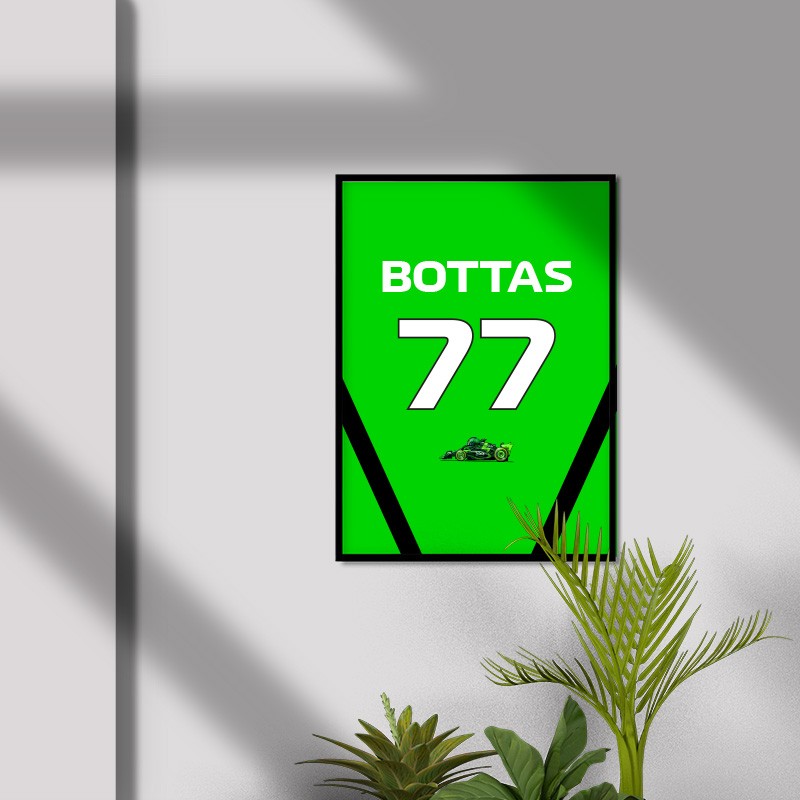 Valtteri Bottas 77 Poster