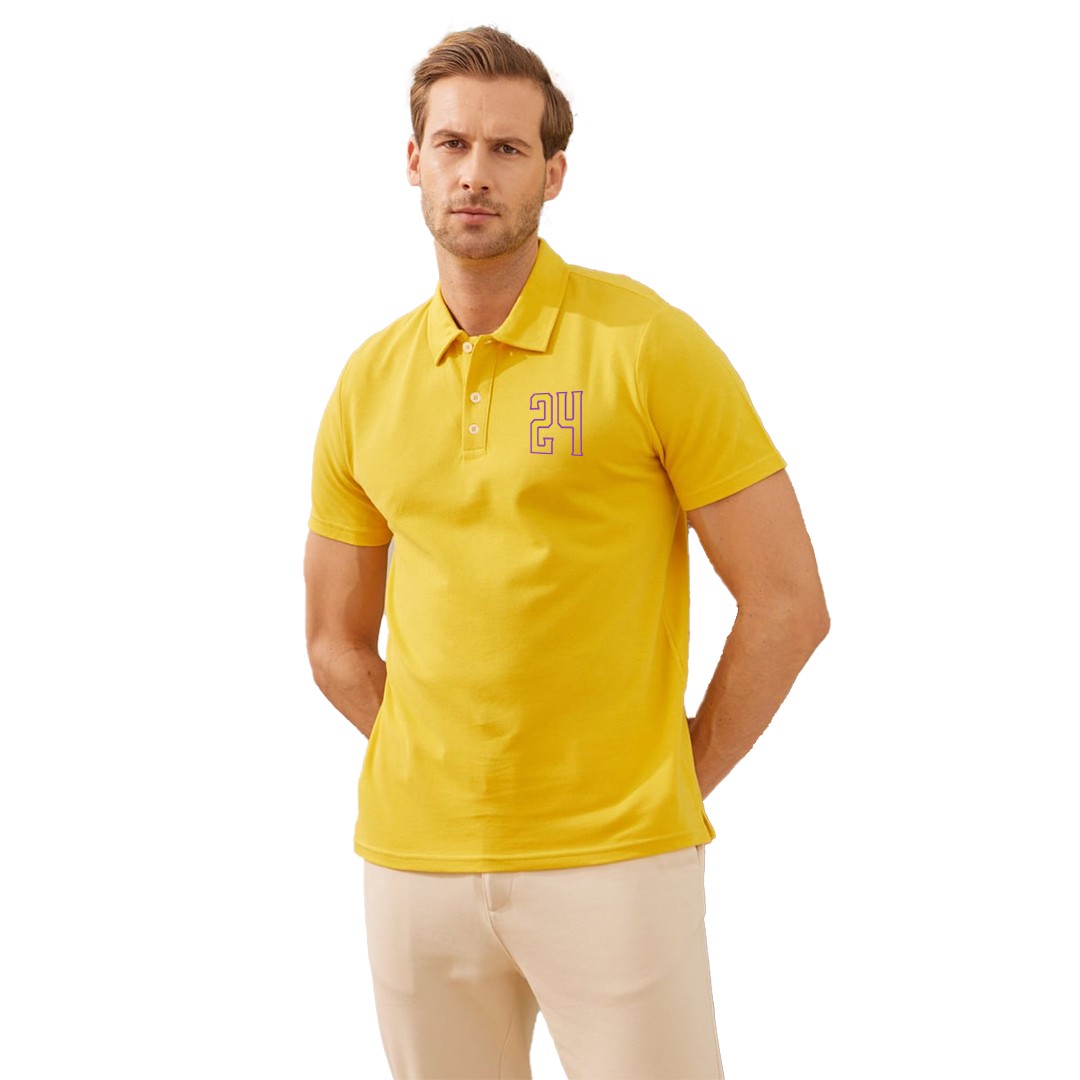 Kobe 24 Sarı Polo Yaka Tişört