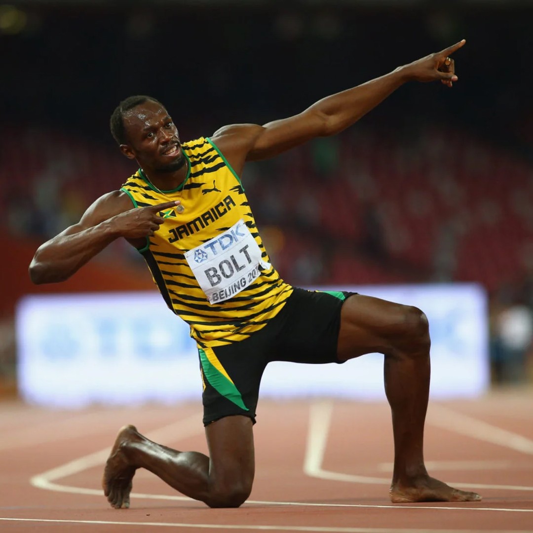 Usain Bolt Poz İkonik Serisi Tişört