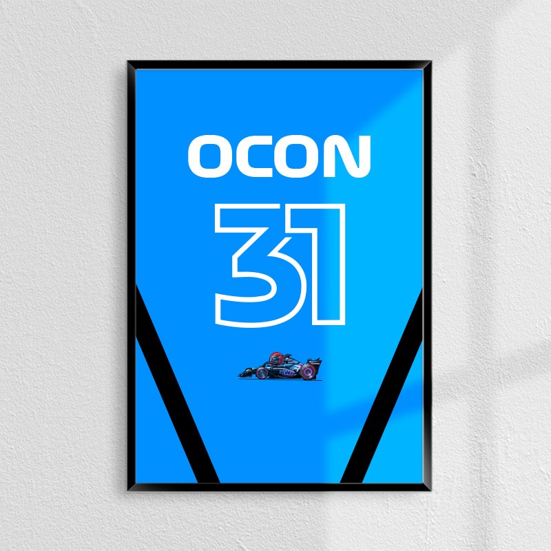 Estaban Ocon 31 Poster