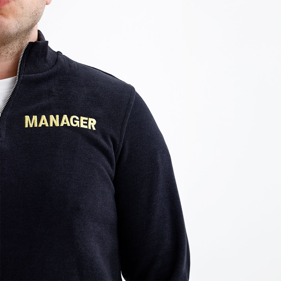 Manager Yarım Fermuarlı Premium Sweatshirt