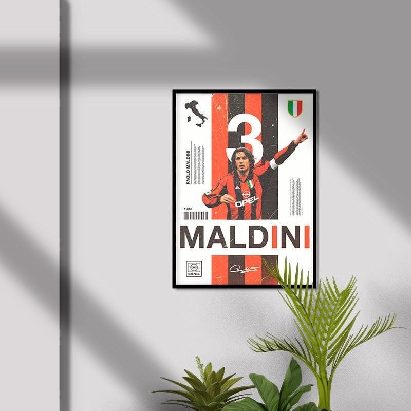 Paolo Maldini Unutulmazlar Serisi Poster