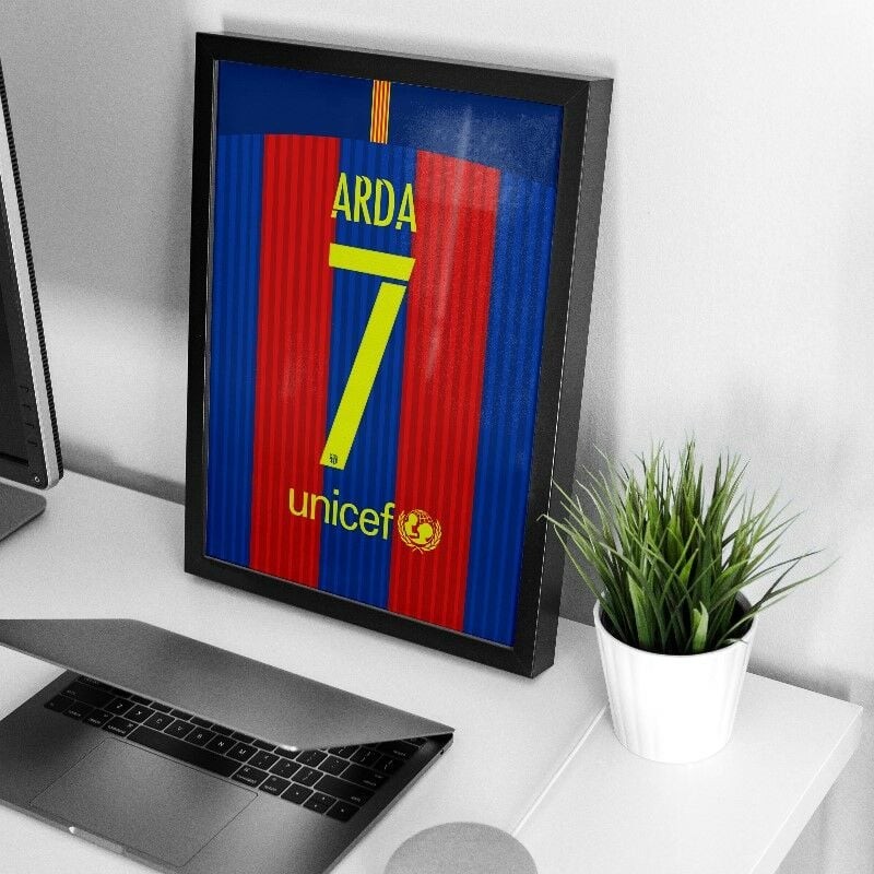 Arda Turan Barselona 16/17 Forma Poster