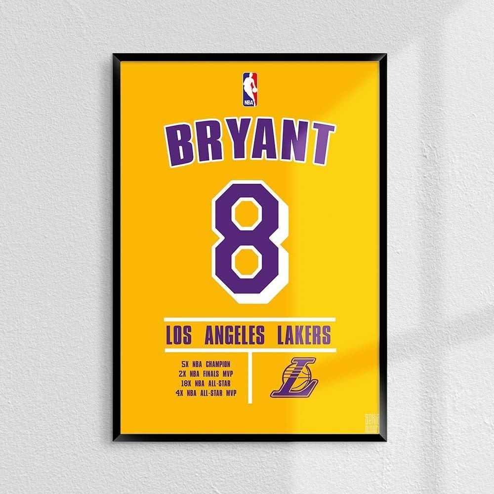 Kobe Bryant Forma Poster