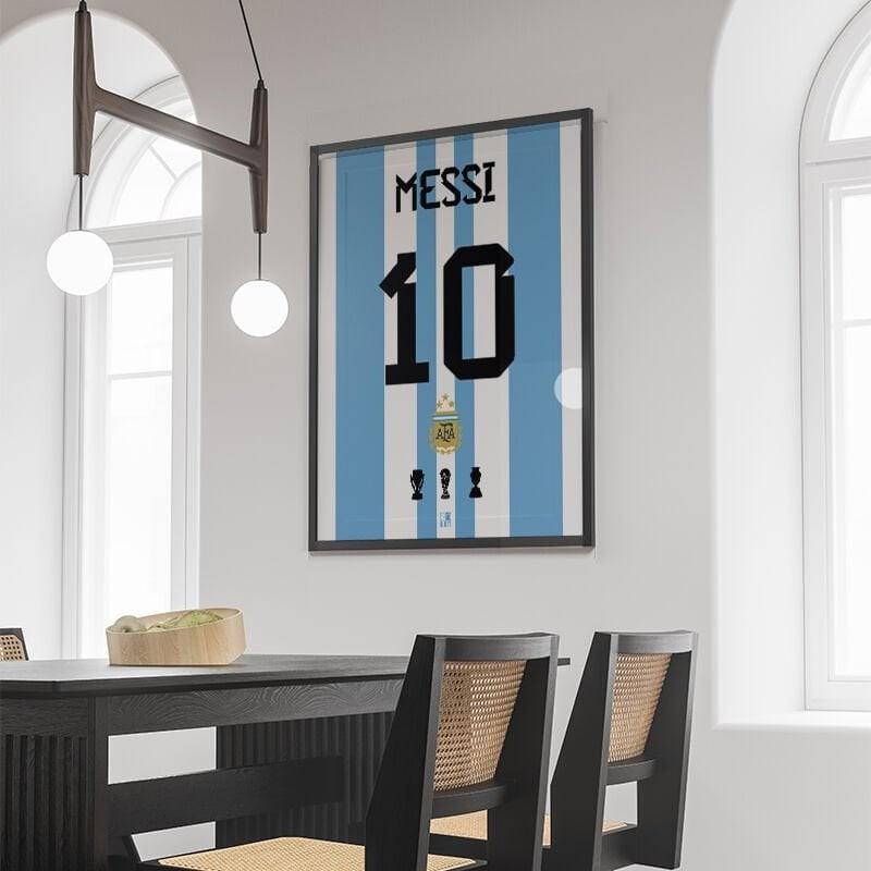 Lionel Messi 10 Forma Poster
