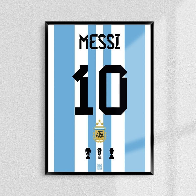 Lionel Messi 10 Forma Poster
