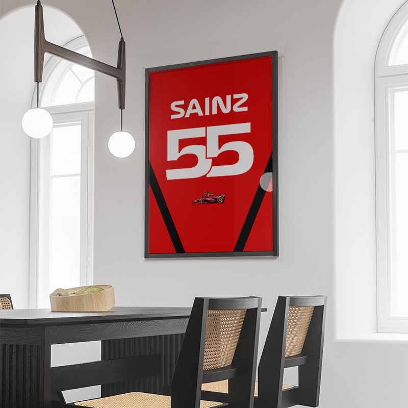 Carlos Sainz 55 Poster