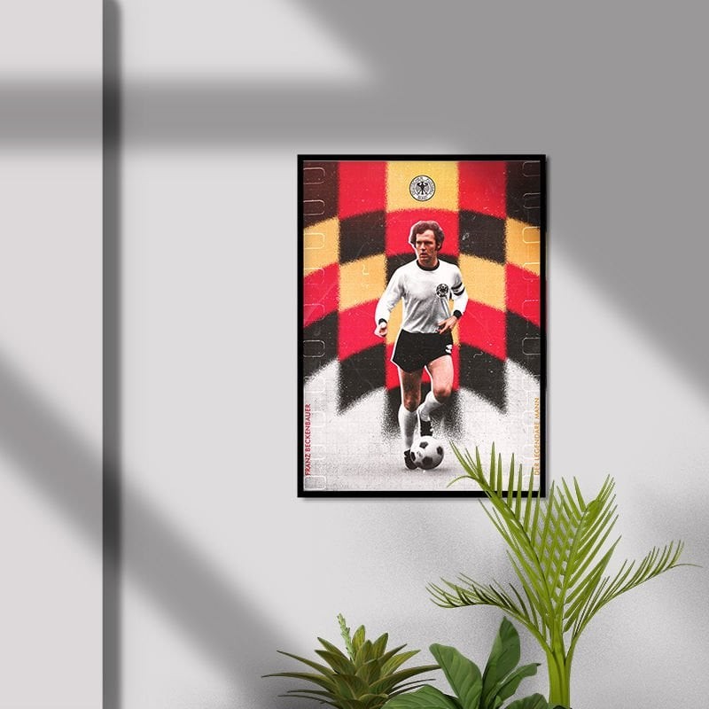 Franz Beckenbauer Almanya Unutulmazlar Serisi Poster
